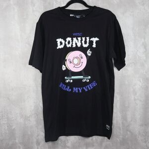 Wesc T Shirt Men's Size Medium Womens‎ Large Burnout Tee Donut Kill My Vibe NWT